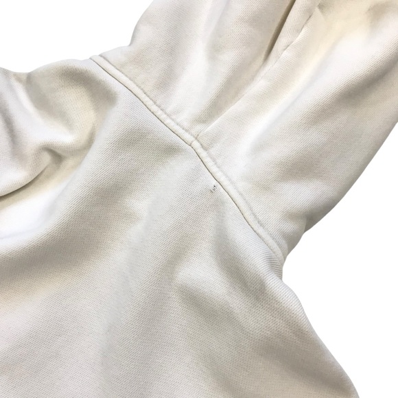 POLO RALPH LAUREN HOODIE MEDIUM M MENS WHITE #3 RLPC SWEATSHIRT PULLOVER VINTAGE - Picture 3 of 3